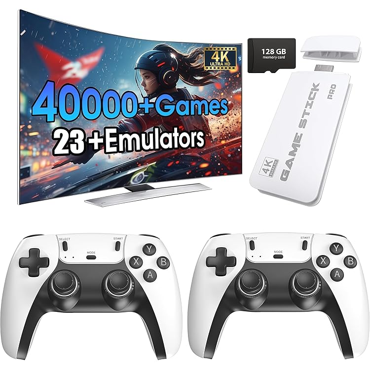 🎮 Game Stick Pro 4K™ – Transformez votre TV en console de jeux