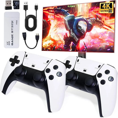 🎮 Game Stick Pro 4K™ – Transformez votre TV en console de jeux